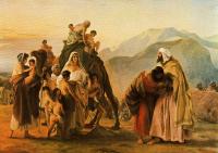 Francesco Hayez - Meeting of Jacob and Esau